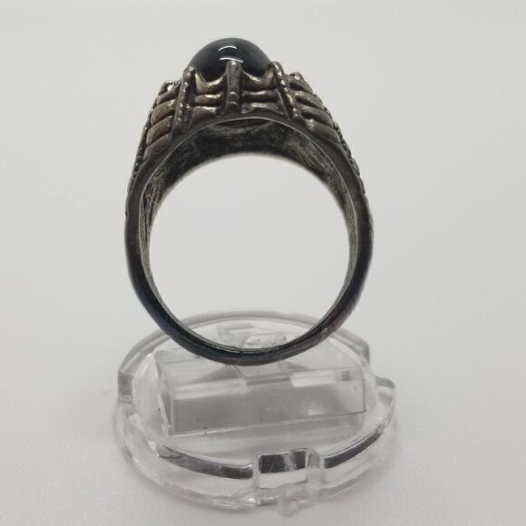 Gold Black Onyx Ring  - Picture 5 of 6